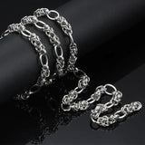 Classic Rope Chain Stainless Steel Cuban Necklace Men Women