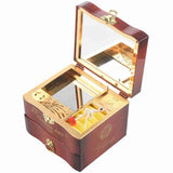 Classic Rotating Dancer Ballerina Piano Music Box Clockwork Plastic Jewelry Box