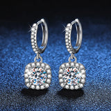 S925 Silver Moissanite Diamond Earrings for Women