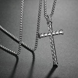 Saxophone Men Necklace Stainless Steel Chain Pendant Jewelry Gift