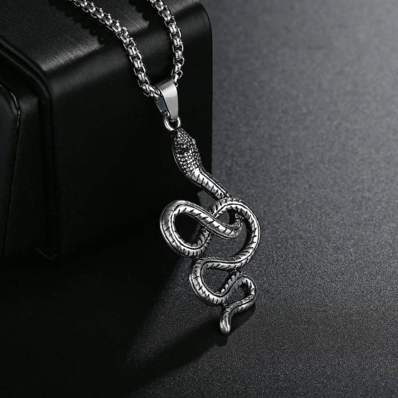 Saxophone Men Necklace Stainless Steel Chain Pendant Jewelry Gift