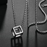 Saxophone Men Necklace Stainless Steel Chain Pendant Jewelry Gift
