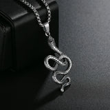 Saxophone Men Necklace Stainless Steel Chain Pendant Jewelry Gift