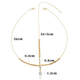 Water Drop Pendant Head Chain Women Hair Band