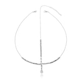 Water Drop Pendant Head Chain Women Hair Band