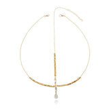 Water Drop Pendant Head Chain Women Hair Band