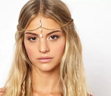 Water Drop Pendant Head Chain Women Hair Band