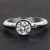 Classic Zircon Silver Women's Wedding Rings Style Ring Jewelry