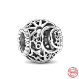 Silver 925 Love Hearts Infinity Charm Bead For Bracelet DIY Jewelry