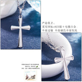 925 Silver Cross Pendant Women's Jewelry Gift