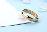 Classic Couple Wedding Rings 18K 4mm Width Engagement Jewelry Gift