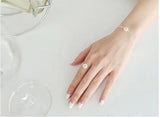 925 Silver Sunflower Daisy Bracelet for Women