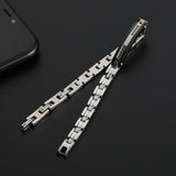 Symmetry Zircon Stainless Steel Men's Bracelet