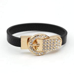 Wide Leather Bracelets for Women Cuff Bangle Jewelry