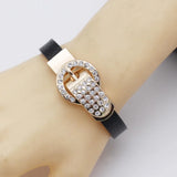 Wide Leather Bracelets for Women Cuff Bangle Jewelry