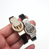 Wide Leather Bracelets for Women Cuff Bangle Jewelry