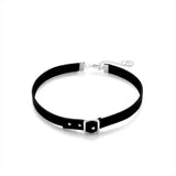 Women's Leather Choker Necklace Statement Jewelry