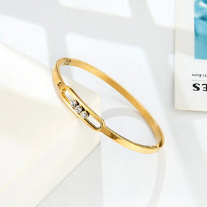 Classic Slideable 3Z Bangle Stainless Steel Love bracelet