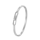 Classic Slideable 3Z Bangle Stainless Steel Love bracelet