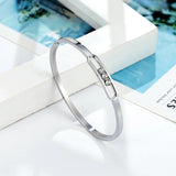 Classic Slideable 3Z Bangle Stainless Steel Love bracelet