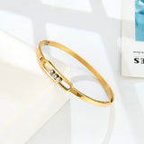 Classic Slideable 3Z Bangle Stainless Steel Love bracelet