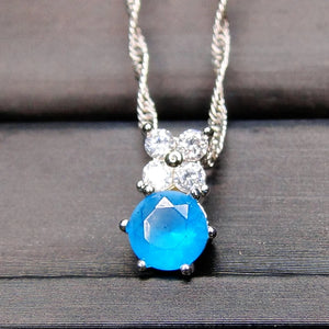 Small Zirconium Necklace Pendant