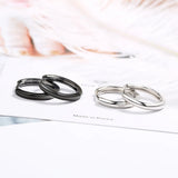 Sterling Silver Round Hoop Earring Studs for Men Women