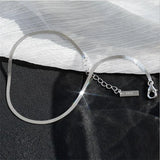 Snake Chain Anklet Silver 925 Girls Jewelry Foot Charm Gift Bangle