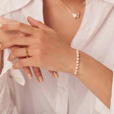 Snake Chain Bracelets Women Stainless Steel Cuban Chain Bracelet