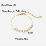 Snake Chain Bracelets Women Stainless Steel Cuban Chain Bracelet