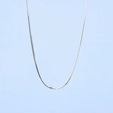 S925 Sterling Silver Snake Chain Necklace 70CM Unisex Jewelry