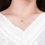 Real Moissanite Jewelry Set 925 Sterling Silver for Women