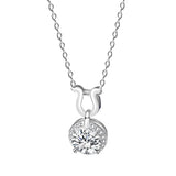 Real Moissanite Jewelry Set 925 Sterling Silver for Women