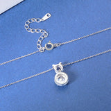 Real Moissanite Jewelry Set 925 Sterling Silver for Women