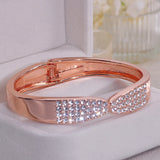 Classic Rhinestone Cuff Bracelets for Women - Wedding Jewelry
