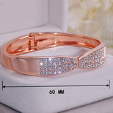 Classic Rhinestone Cuff Bracelets for Women - Wedding Jewelry