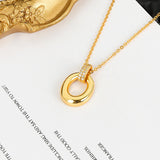 Sterling Silver 925 Pendant Necklace for Women Link Chain Christmas Jewelry