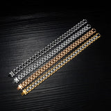 Speedometer Charm Link Bracelet Stainless Steel Jewelry