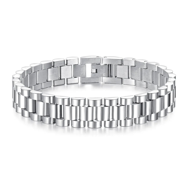 Speedometer Charm Link Bracelet Stainless Steel Jewelry