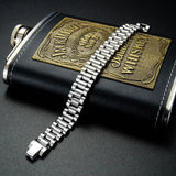 Speedometer Charm Link Bracelet Stainless Steel Jewelry