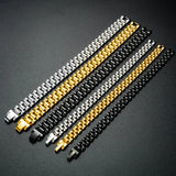 Speedometer Charm Link Bracelet Stainless Steel Jewelry