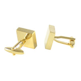 Classic Square Brushed Top And Sides Cufflinks