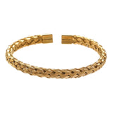 Classic Stainless Steel Chain Link Cuff Bracelet Men Women OL Jewelry