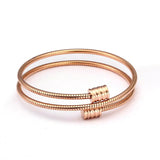 Elastic Chain Link Bracelets Women Girls Charm Cuff Jewelry Gift