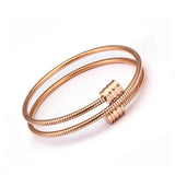 Elastic Chain Link Bracelets Women Girls Charm Cuff Jewelry Gift