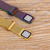 Stainless Steel Magnetic Mesh Strap Bracelet Watch 7 Colors Choice Men Women
