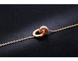 Stainless Steel Roman Circle Bracelet Jewelry for Women