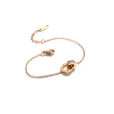 Stainless Steel Roman Circle Bracelet Jewelry for Women