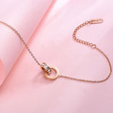 Stainless Steel Roman Circle Bracelet Jewelry for Women