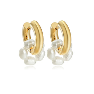 Stainless Steel Round Hoop Earrings for Women